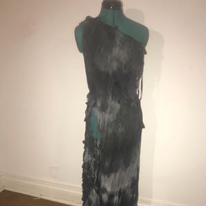 Distressed Dress - Gray